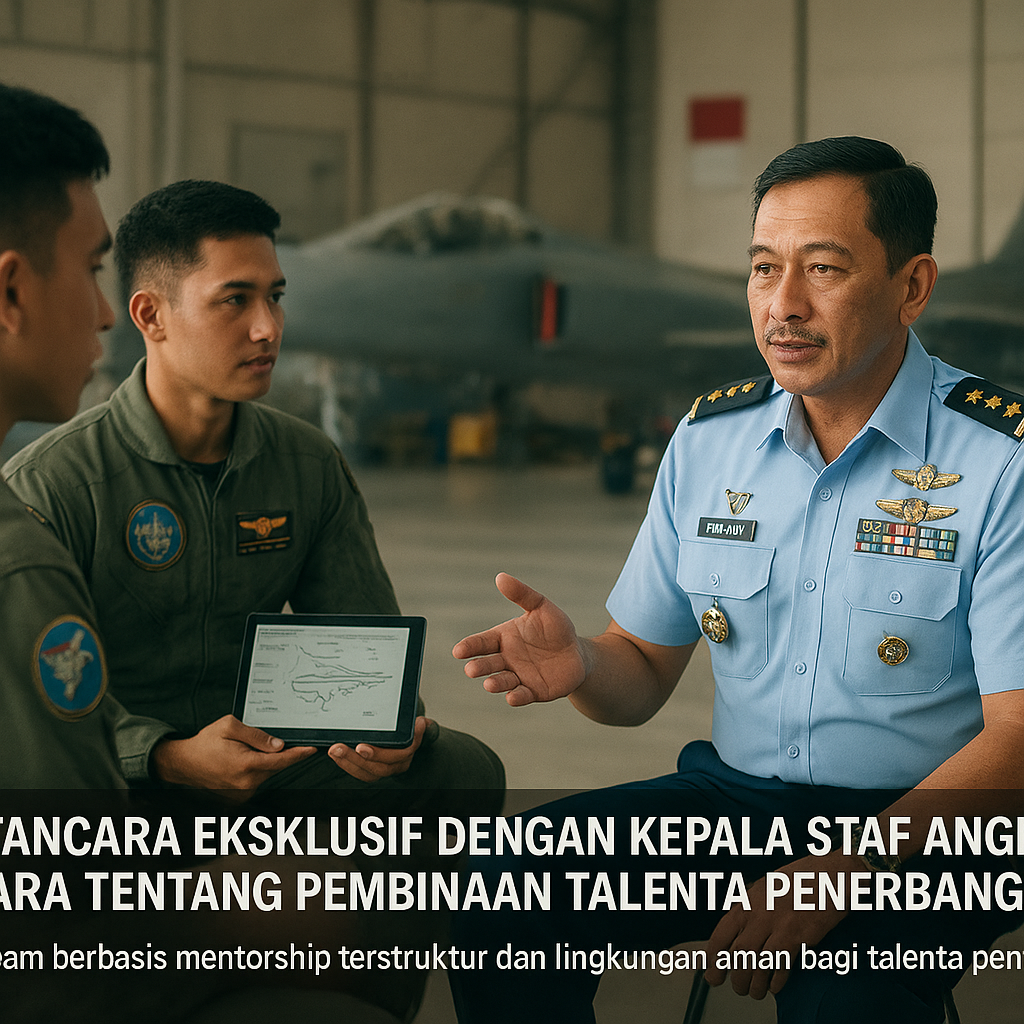Wawancara Eksklusif dengan Kepala Staf Angkatan Udara tentang Pembinaan Talenta Penerbang Muda