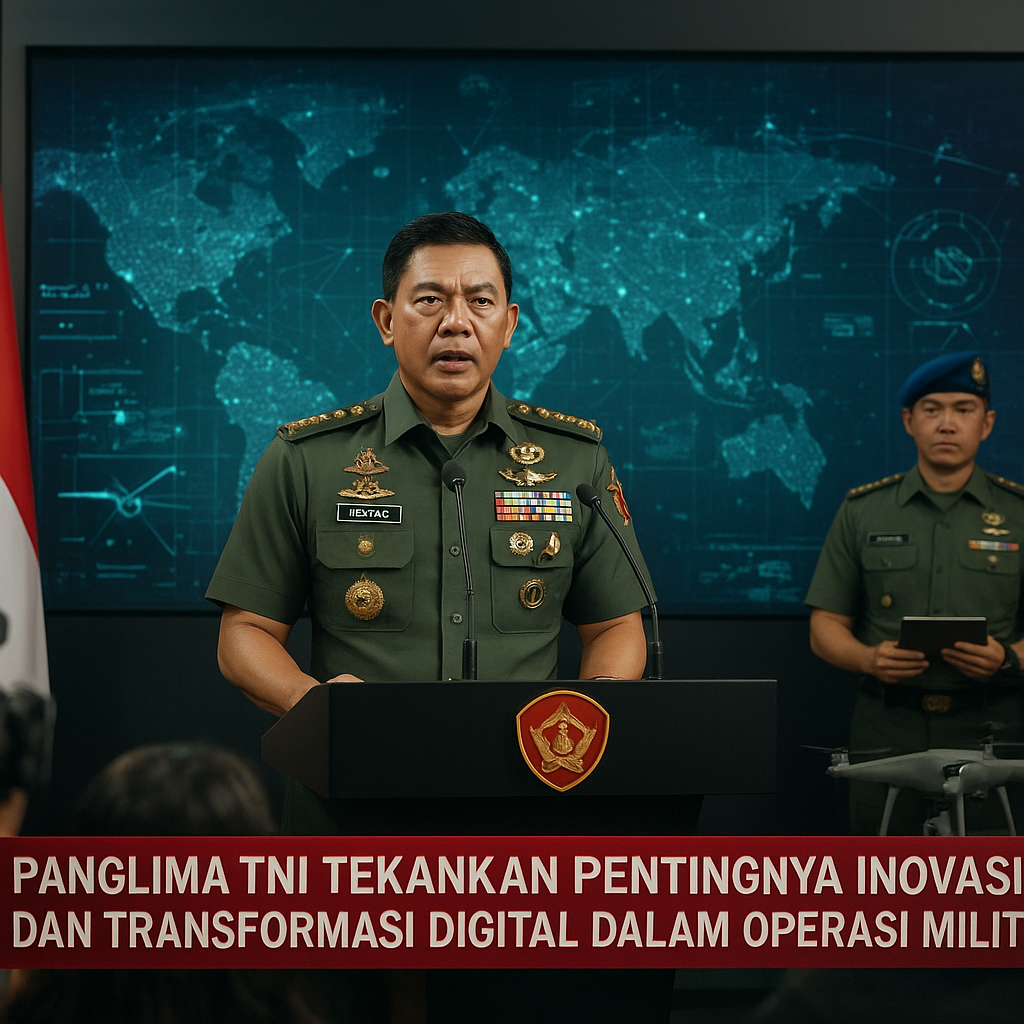 Panglima TNI Tekankan Pentingnya Inovasi dan Transformasi Digital dalam Operasi Militer