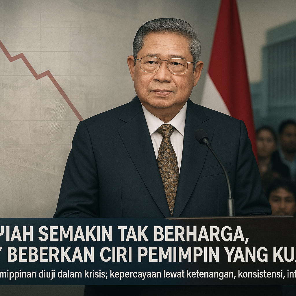 Rupiah Semakin Tak Berharga, SBY Beberkan Ciri Pemimpin yang Kuat