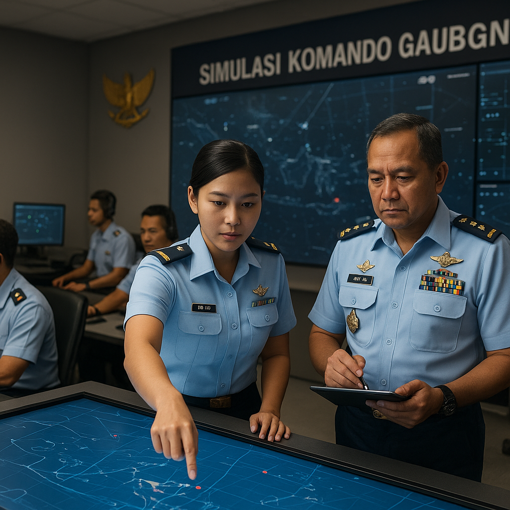 TNI AU Gelar Simulasi Komando Gabungan, Uji Respons Cepat Ancaman Udara