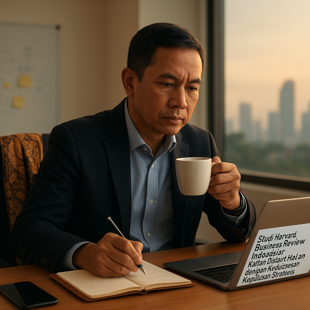 Studi Harvard Business Review Indonesia: Kaitan Disiplin Harian dengan Kesuksesan Keputusan Strategis CEO