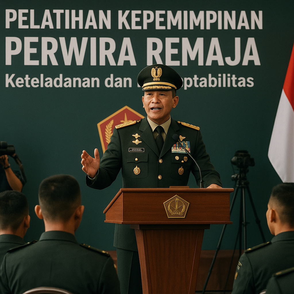 Panglima TNI Buka Pelatihan Kepemimpinan Perwira Remaja: Fokus pada Keteladanan dan Adaptabilitas