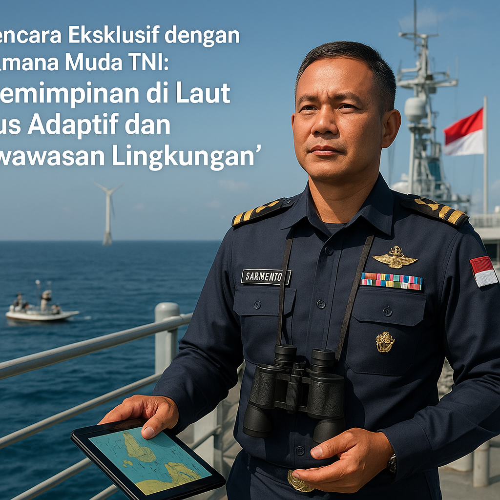 Wawancara Eksklusif dengan Laksamana Muda TNI: 'Kepemimpinan di Laut Harus Adaptif dan Berwawasan Lingkungan'