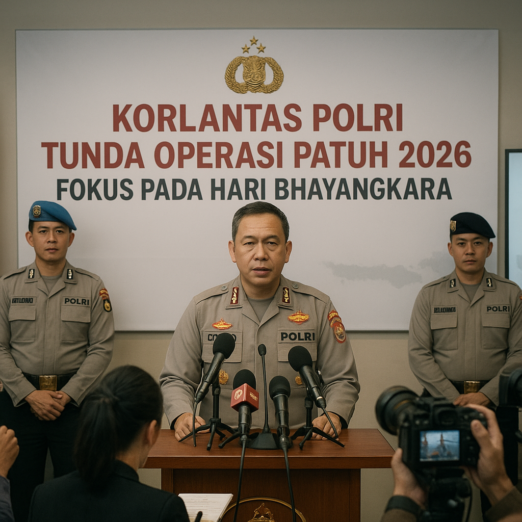 Korlantas Polri Tunda Operasi Patuh 2026, Fokus Pada Hari Bhayangkara