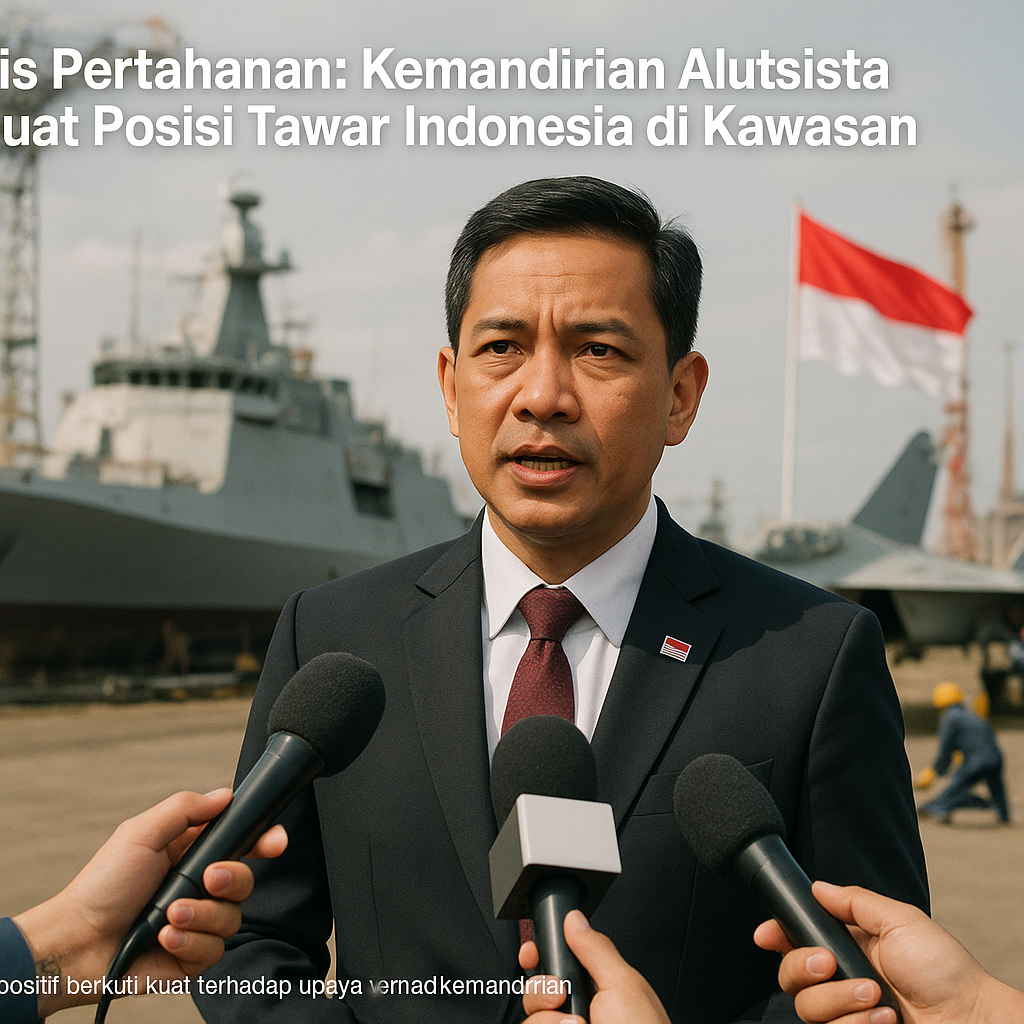 Analis Pertahanan: Kemandirian Alutsista Perkuat Posisi Tawar Indonesia di Kawasan