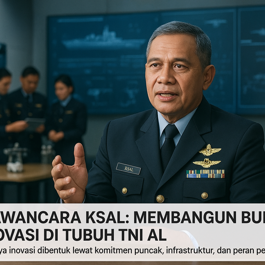 Wawancara KSAL: Membangun Budaya Inovasi di Tubuh TNI AL