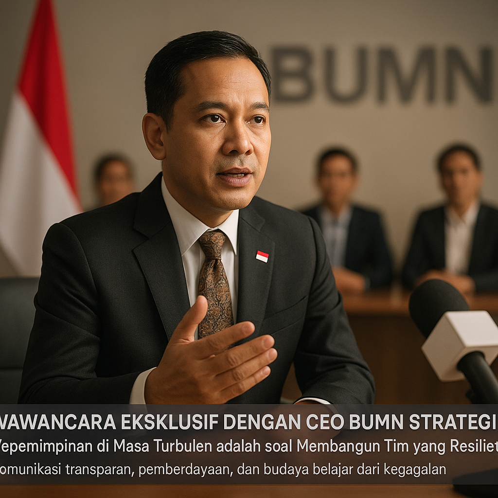 Wawancara Eksklusif dengan CEO BUMN Strategis: 'Kepemimpinan di Masa Turbulen adalah soal Membangun Tim yang Resilien'