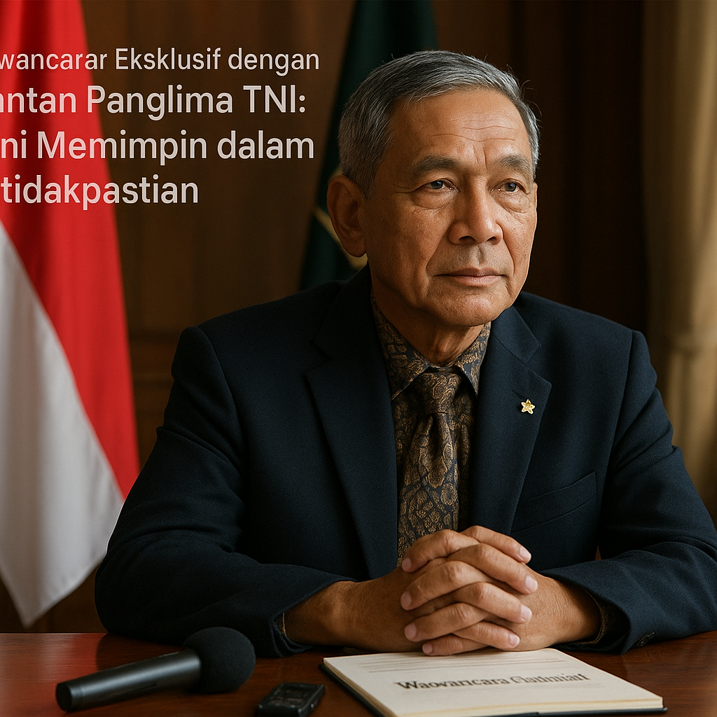 Wawancara Eksklusif dengan Mantan Panglima TNI: Seni Memimpin dalam Ketidakpastian
