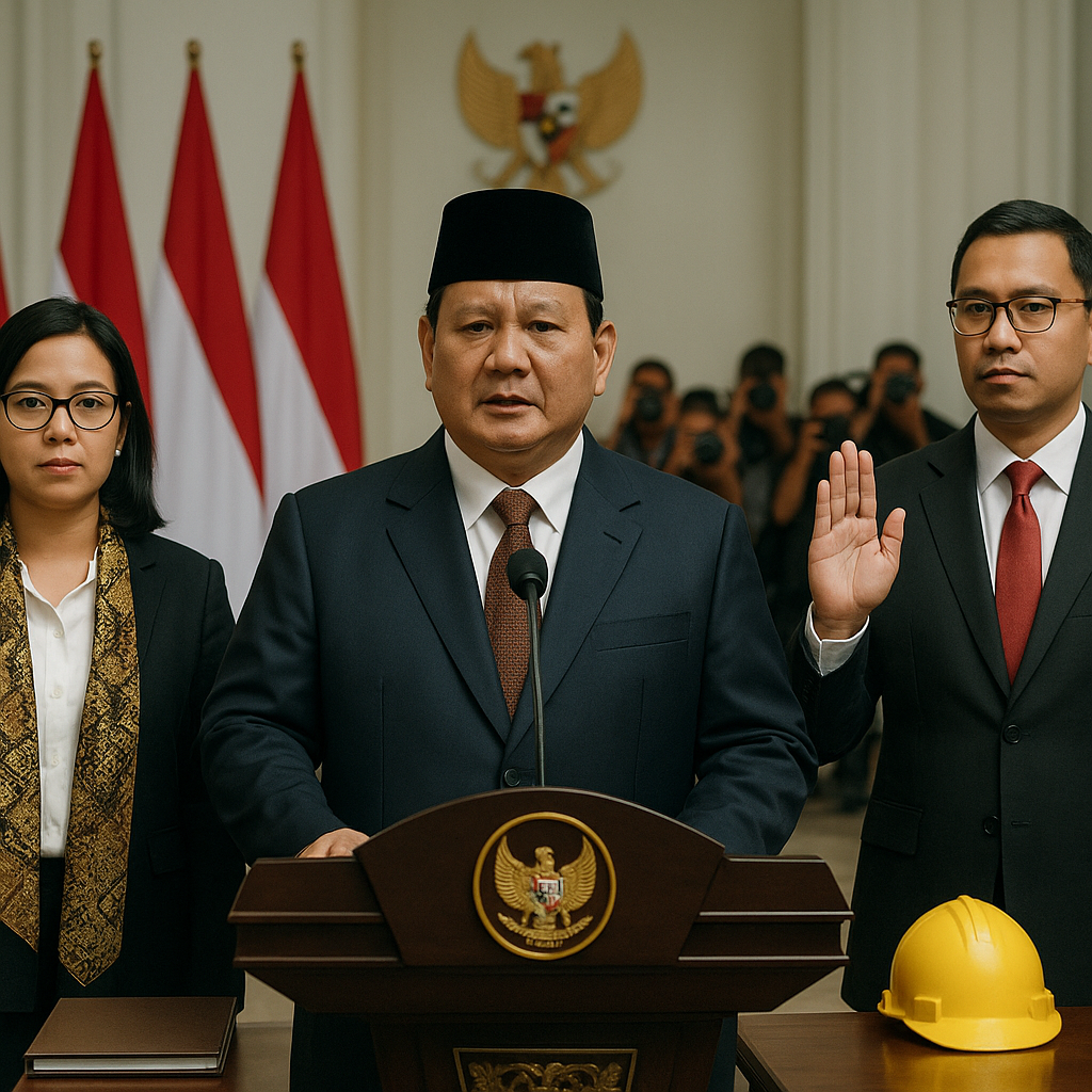 Reshuffle Kabinet: Prabowo Lantik Dua Pejabat, Fokus pada Gizi dan Ketenagakerjaan