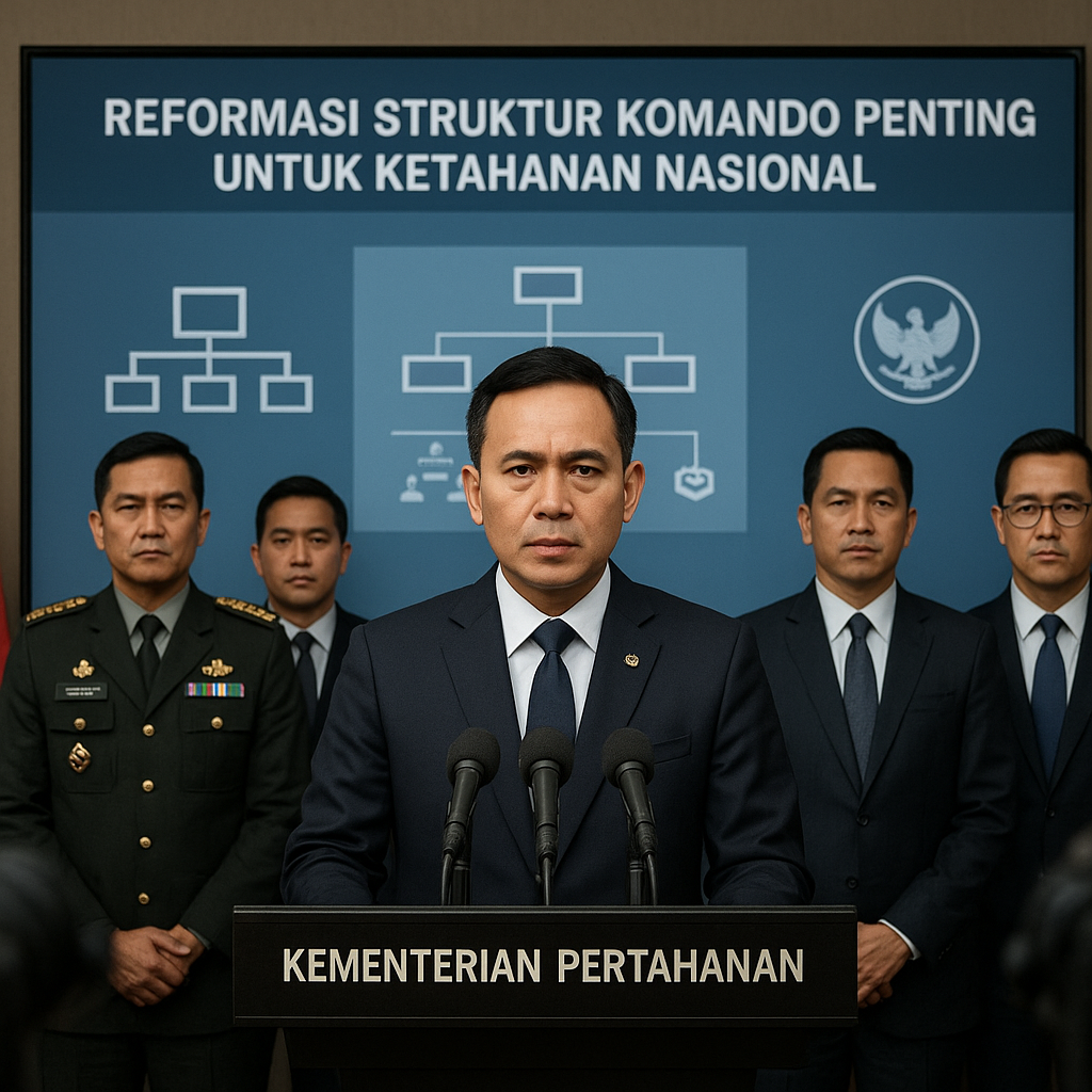 Menteri Pertahanan Tegaskan Reformasi Struktur Komando Penting untuk Ketahanan Nasional