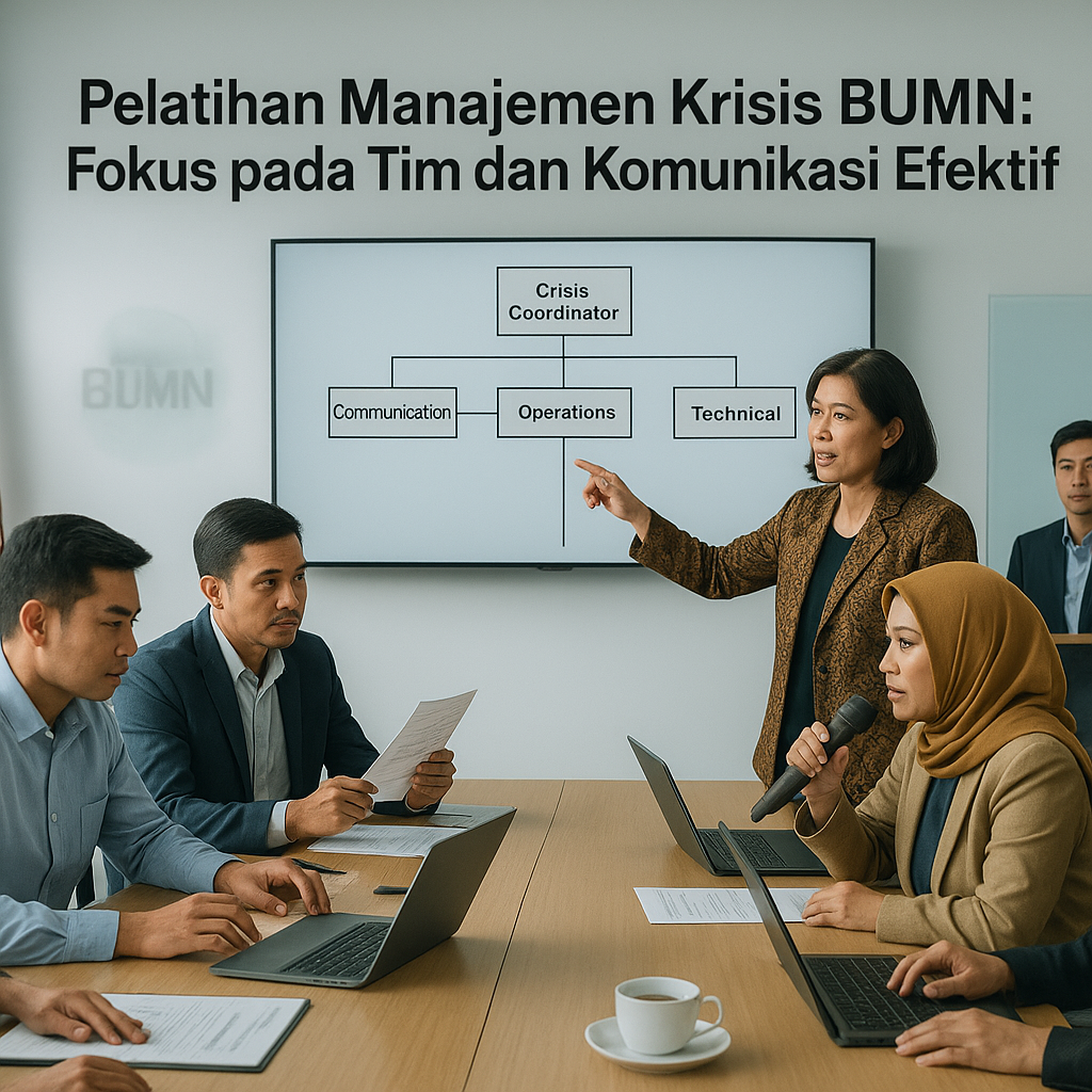 Pelatihan Manajemen Krisis BUMN: Fokus pada Tim dan Komunikasi Efektif