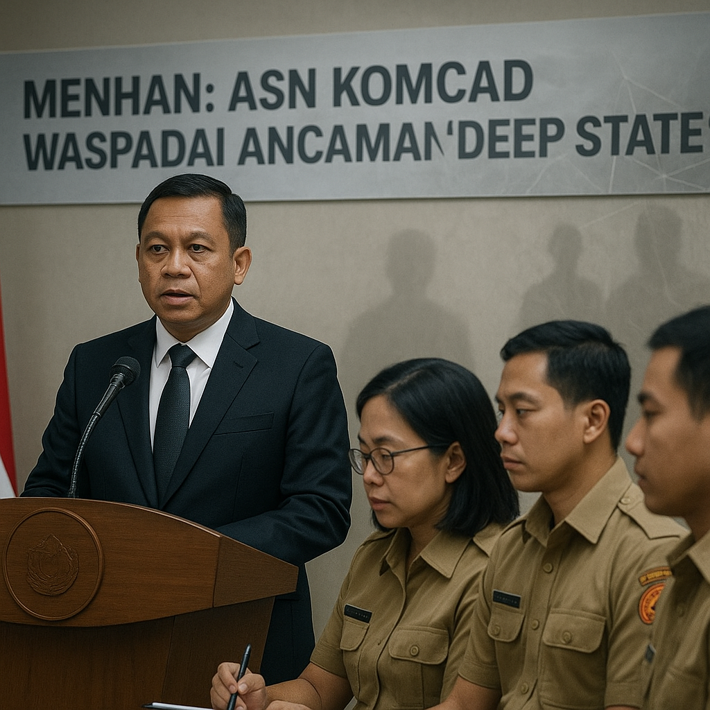 Menhan: ASN Komcad Harus Waspadai Ancaman 'Deep State'