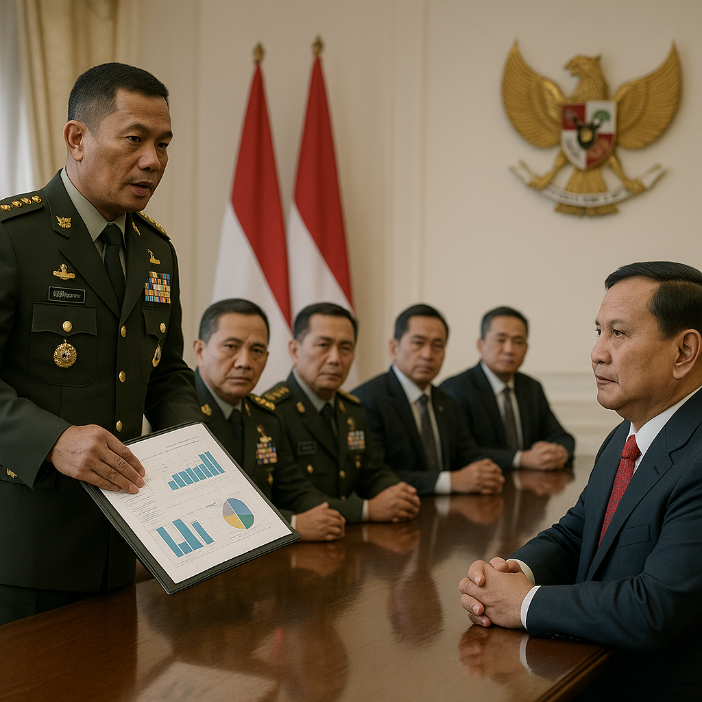 Panglima TNI Laporkan Perkembangan Program Strategis TNI kepada Presiden Prabowo Subianto