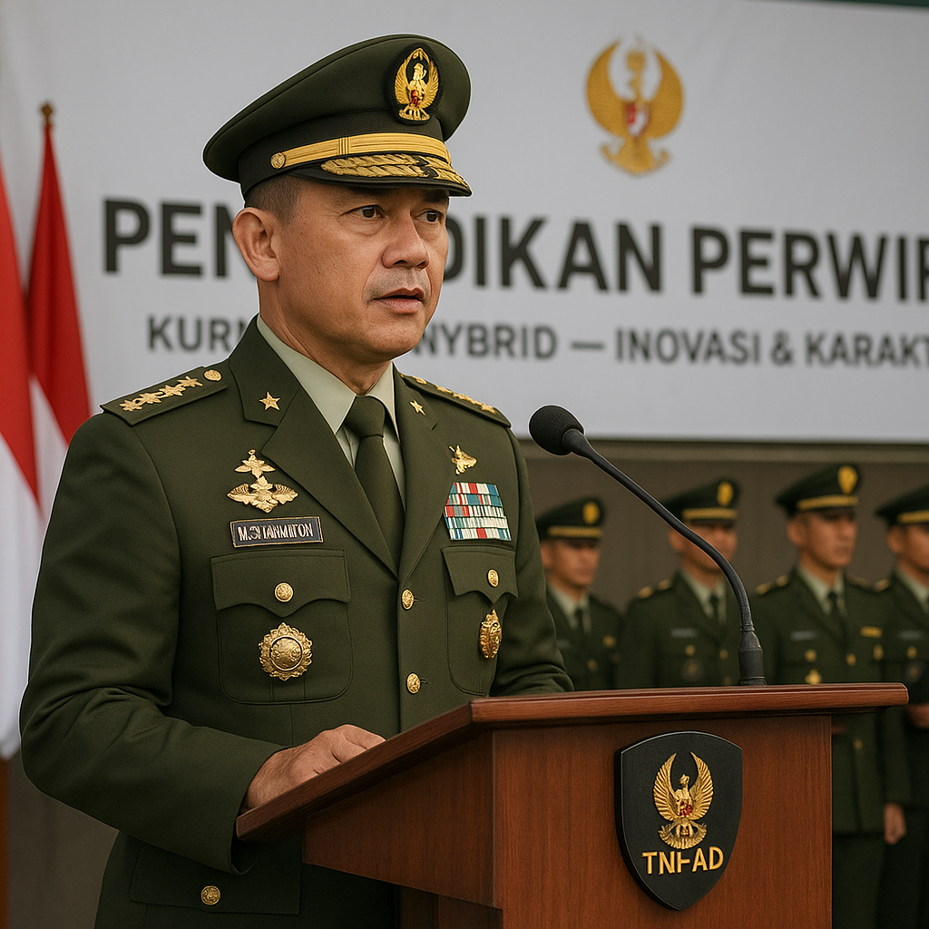 KSAD Jenderal Maruli Simanjuntak Buka Pendidikan Perwira, Soroti Pentingnya Inovasi dan Karakter