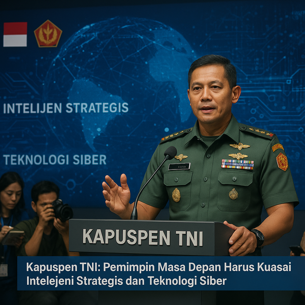 Kapuspen TNI: Pemimpin Masa Depan Harus Kuasai Intelejensi Strategis dan Teknologi Siber
