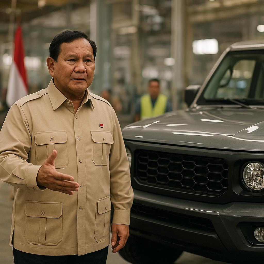 Cerita Prabowo soal Mobil Maung: Komitmen Nasionalisme di Tengah Keterbatasan