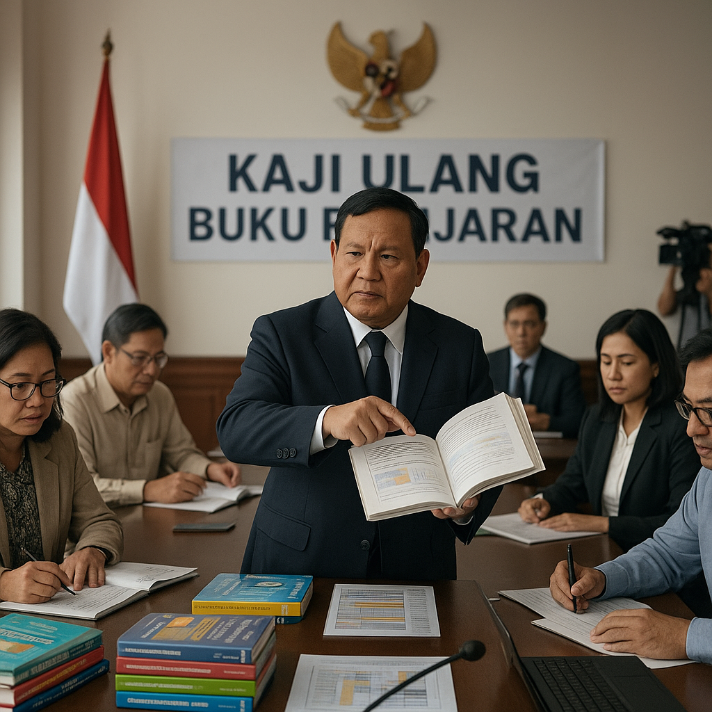 Prabowo Perintahkan Kaji Ulang Buku Pelajaran, Tak Mau Siswa Indonesia Kalah dari Luar Negeri