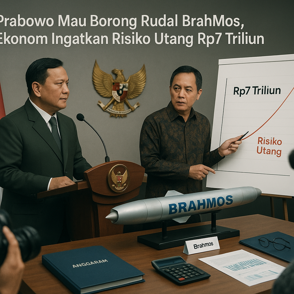 Prabowo Mau Borong Rudal BrahMos, Ekonom Ingatkan Risiko Utang Rp7 Triliun