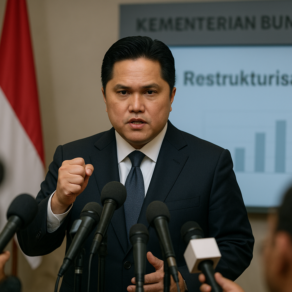 Menteri BUMN Erick Thohir: Restrukturisasi Butuh Kepemimpinan yang Berani Ambil Keputusan Tidak Populer