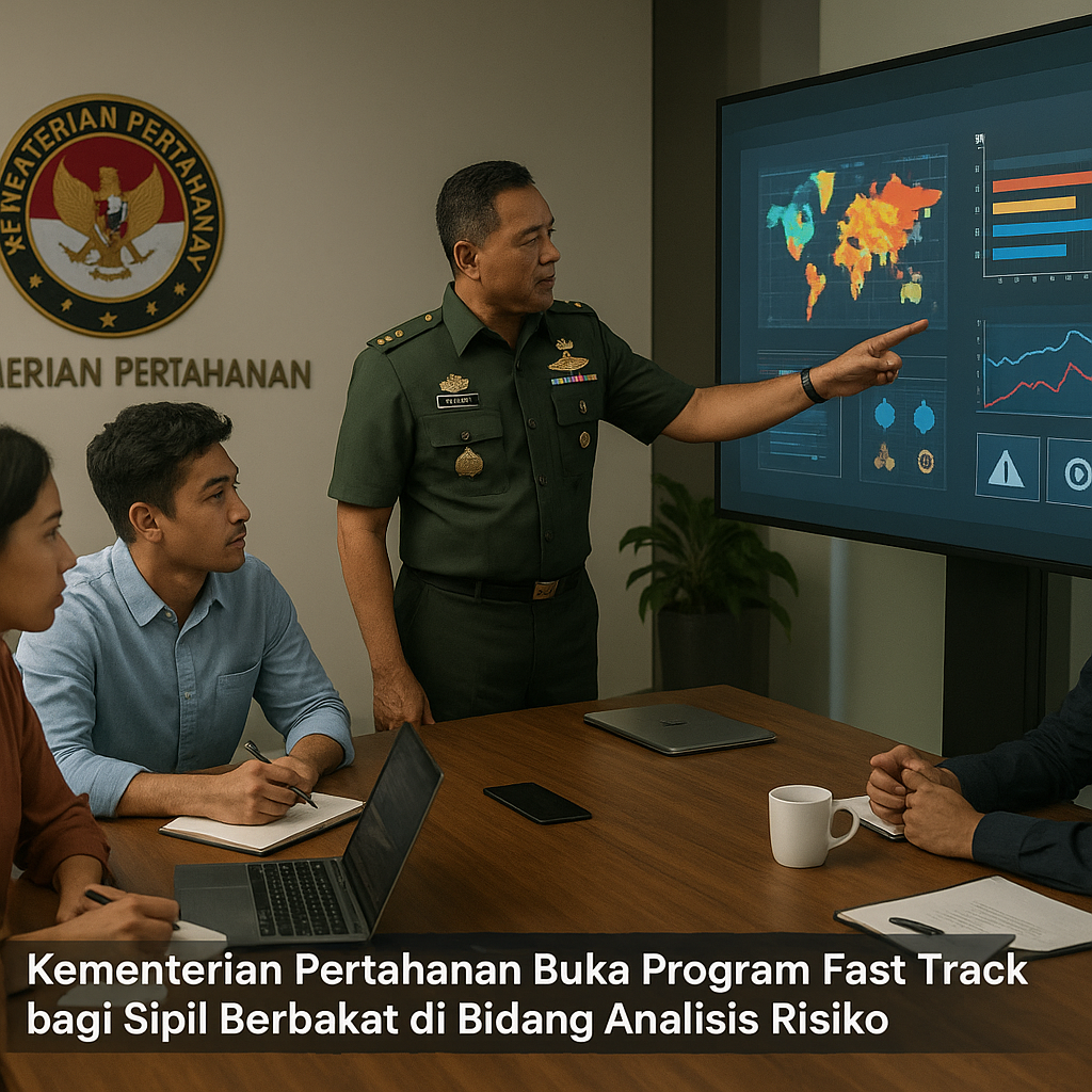 Kementerian Pertahanan Buka Program Fast Track bagi Sipil Berbakat di Bidang Analisis Risiko