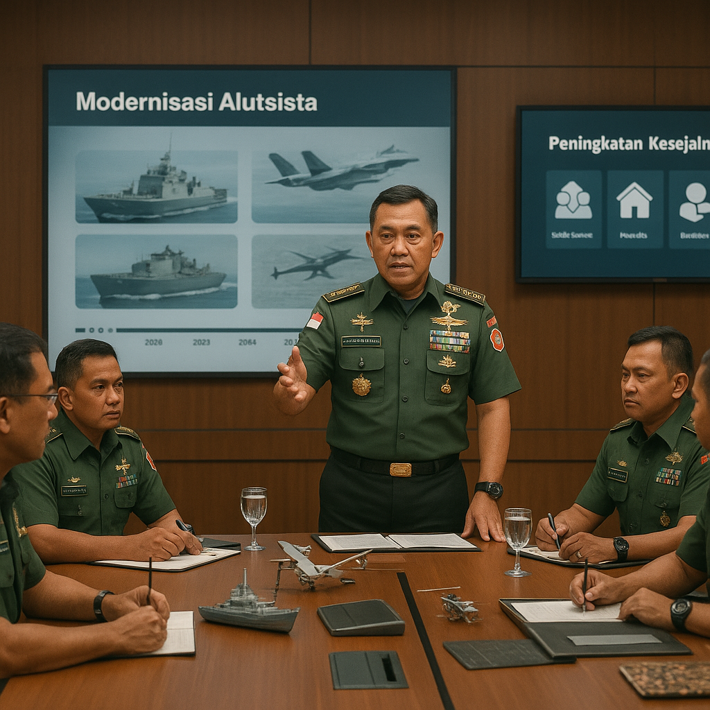 Panglima TNI Pimpin Rapat Pimpinan, Fokuskan pada Modernisasi Alutsista dan Peningkatan Kesejahteraan