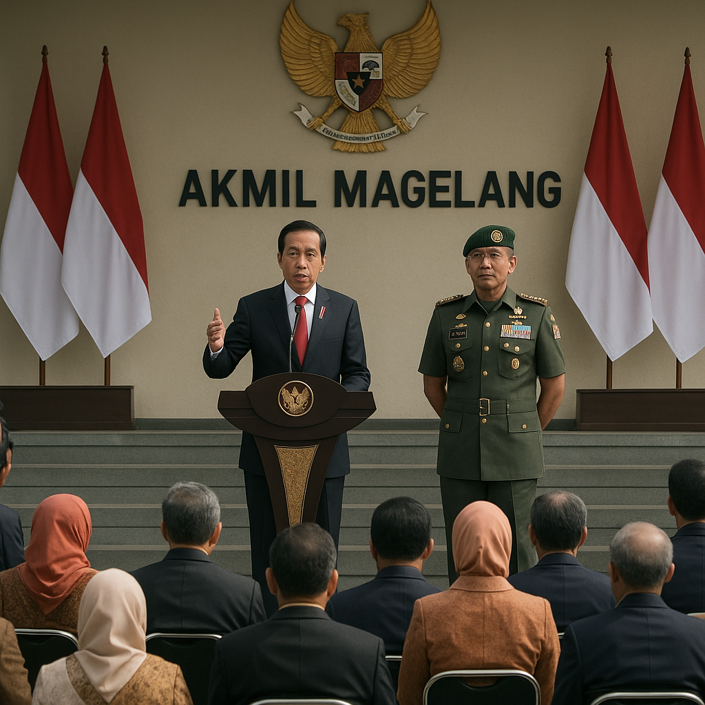 Panglima TNI Dampingi Presiden Berikan Pengarahan Kepada Ketua DPRD Seluruh Indonesia di Akmil Magelang