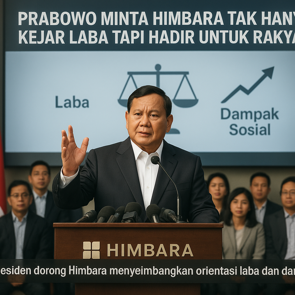 Prabowo Minta Himbara Tak Hanya Kejar Laba Tapi Hadir untuk Rakyat