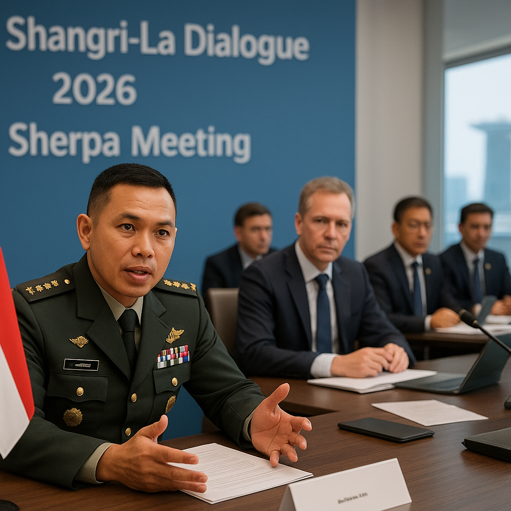 TNI Perkuat Diplomasi Pertahanan di Sherpa Meeting Shangri-La Dialogue 2026 Singapura