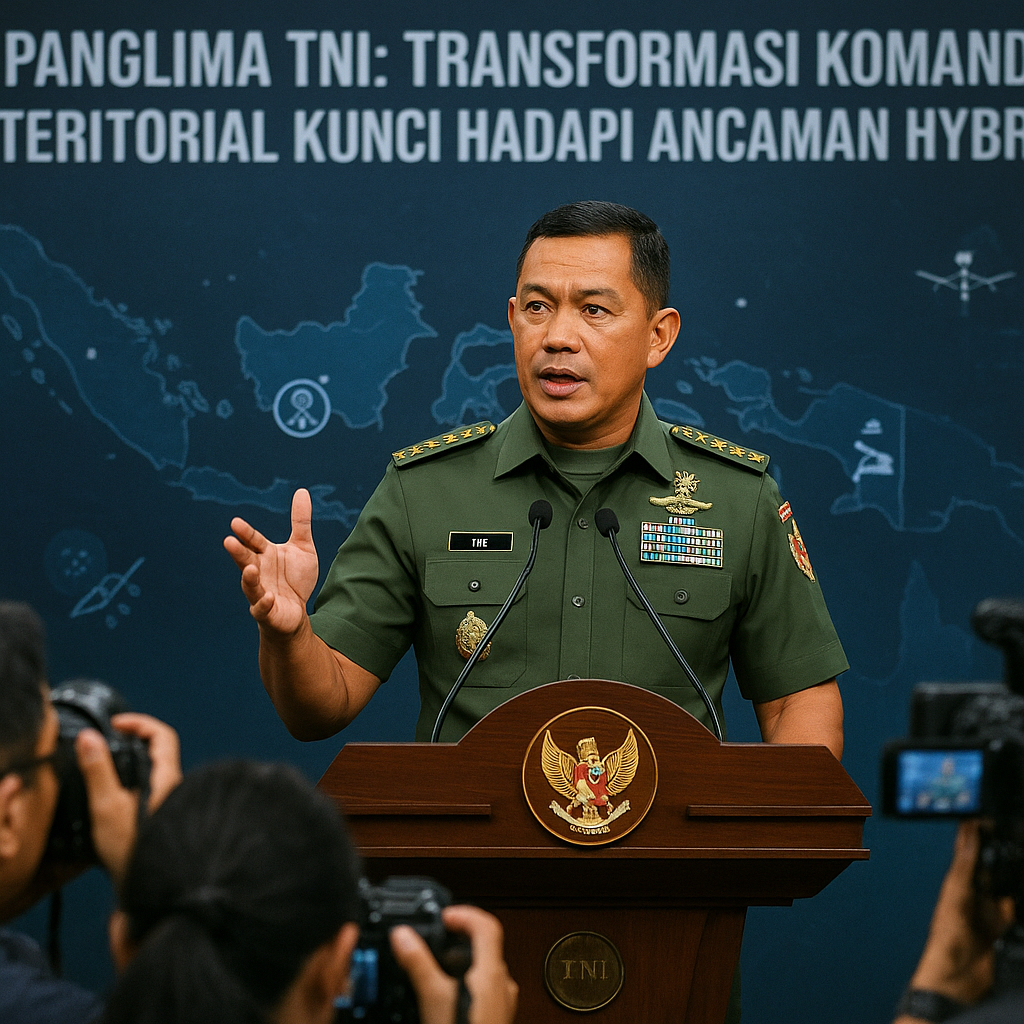 Panglima TNI: Transformasi Komando Teritorial Kunci Hadapi Ancaman Hybrid