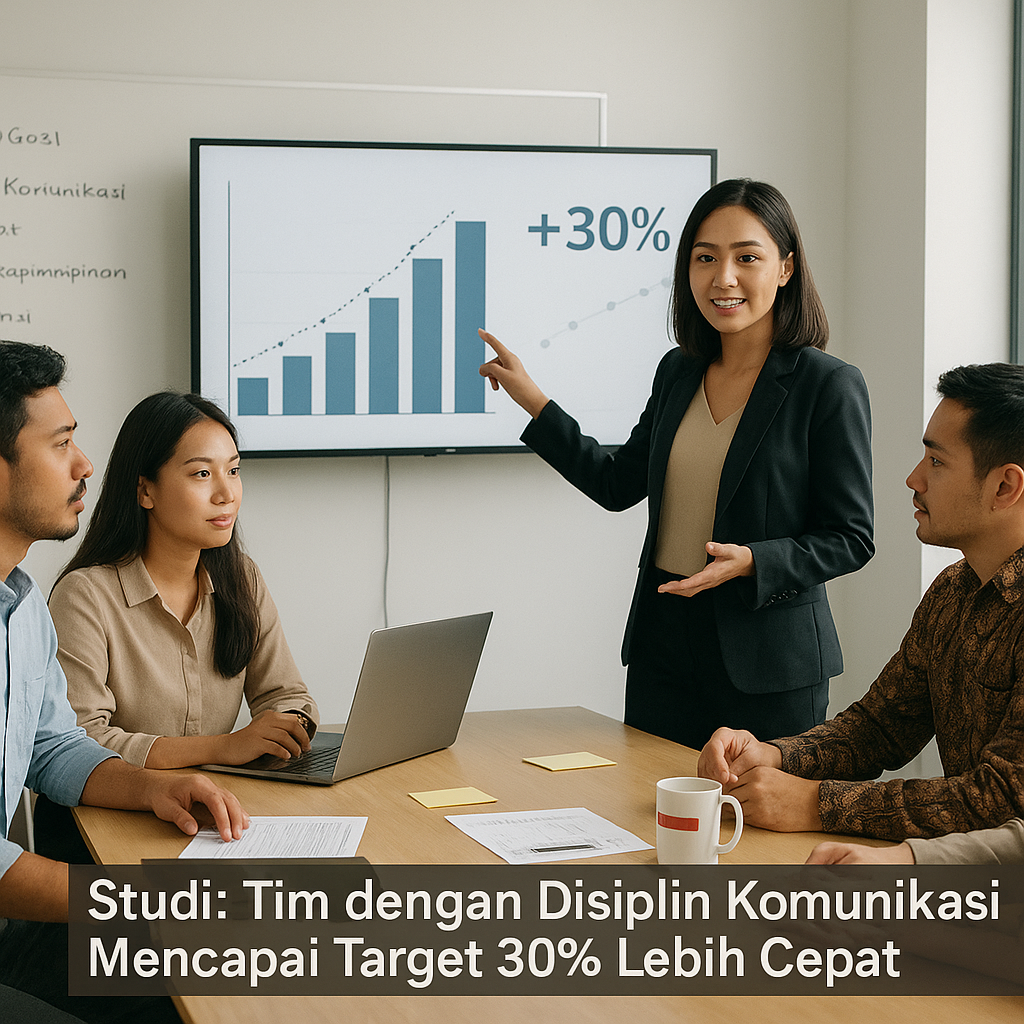 Studi: Tim dengan Disiplin Komunikasi Mencapai Target 30% Lebih Cepat