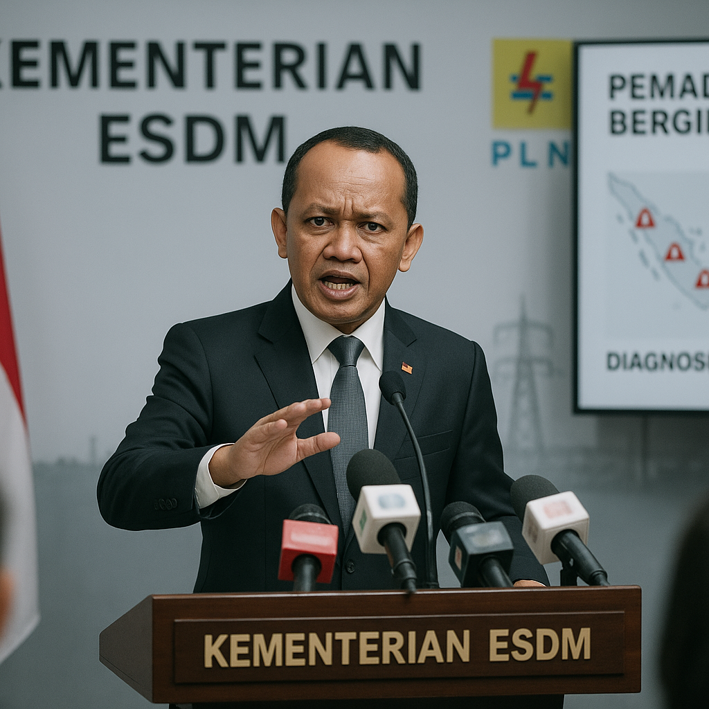 Menteri ESDM Bahlil Minta PLN Gerak Cepat Atasi Pemadaman Listrik Bergilir di Jawa