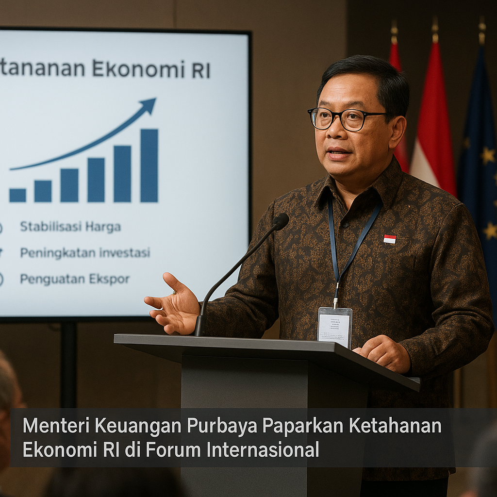 Menteri Keuangan Purbaya Paparkan Ketahanan Ekonomi RI di Forum Internasional