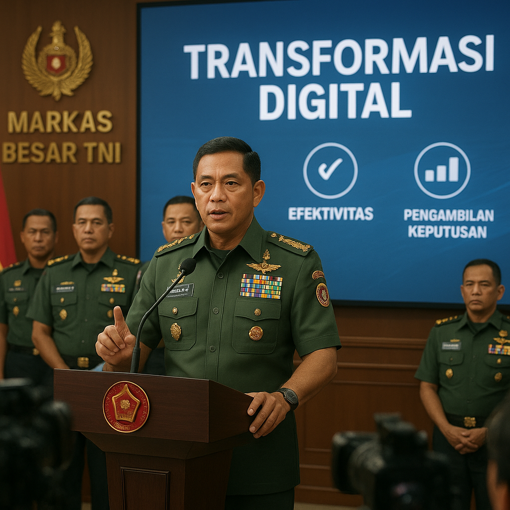 Panglima TNI Tekankan Pentingnya Transformasi Digital di Markas Besar