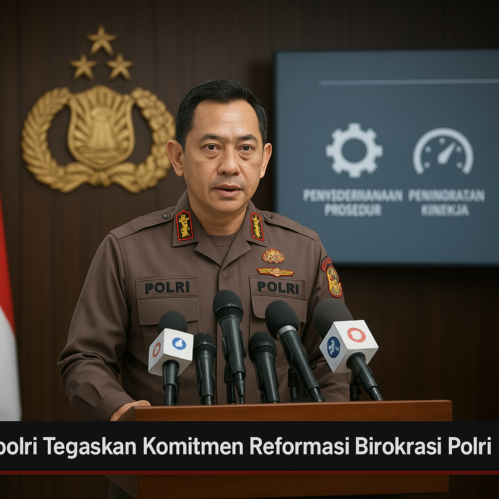 Kapolri Tegaskan Komitmen Reformasi Birokrasi Polri
