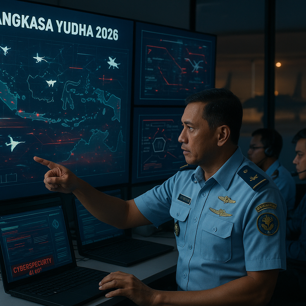 Bukan Cuma Pesawat Tempur, TNI AU Uji Skenario Serangan Siber dan Drone di Angkasa Yudha 2026