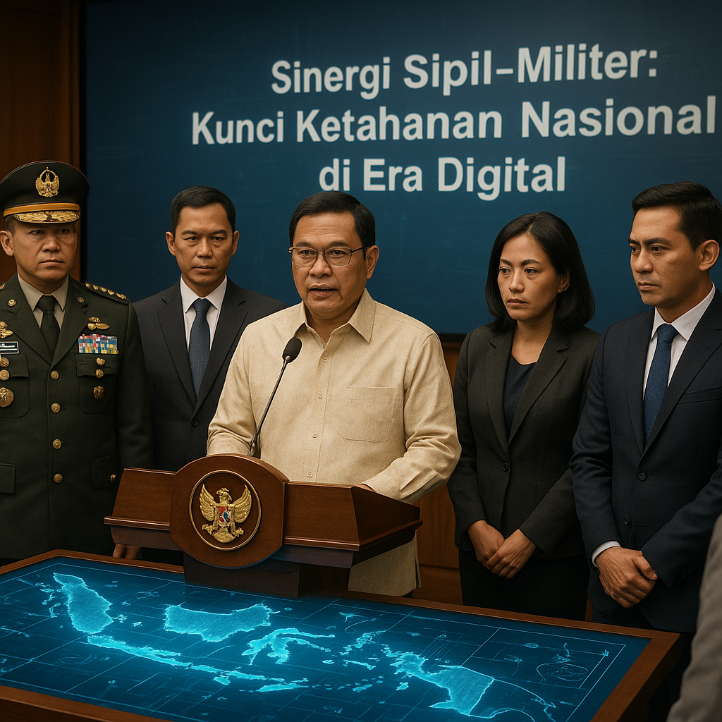 Gubernur Lemhannas: Sinergi Sipil-Militer Kunci Ketahanan Nasional di Era Digital