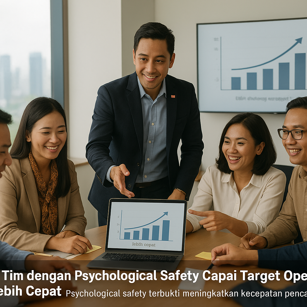 Studi: Tim dengan Psychological Safety Capai Target Operasi 40% Lebih Cepat