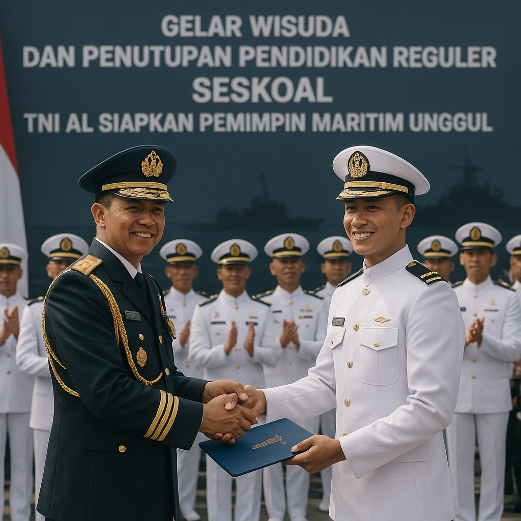 Gelar Wisuda dan Penutupan Pendidikan Reguler SESKOAL, TNI AL Siapkan Pemimpin Maritim Unggul