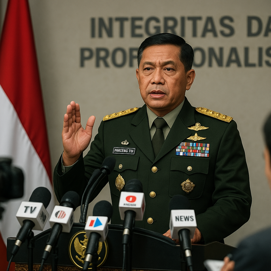 Panglima TNI Tekankan Pentingnya Integritas dan Profesionalisme dalam Kepemimpinan Militer Modern