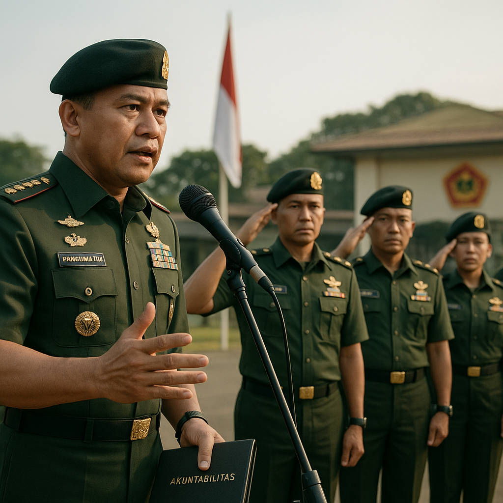 Panglima TNI: Komandan Harus Jadi Contoh dalam Disiplin dan Integritas