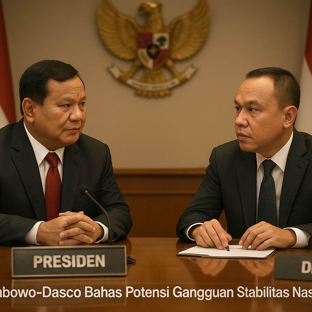 Prabowo-Dasco Bahas Potensi Gangguan Stabilitas Nasional