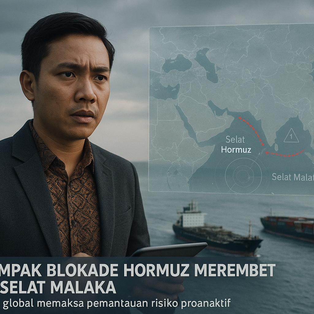 Dampak Blokade Hormuz Merembet ke Selat Malaka