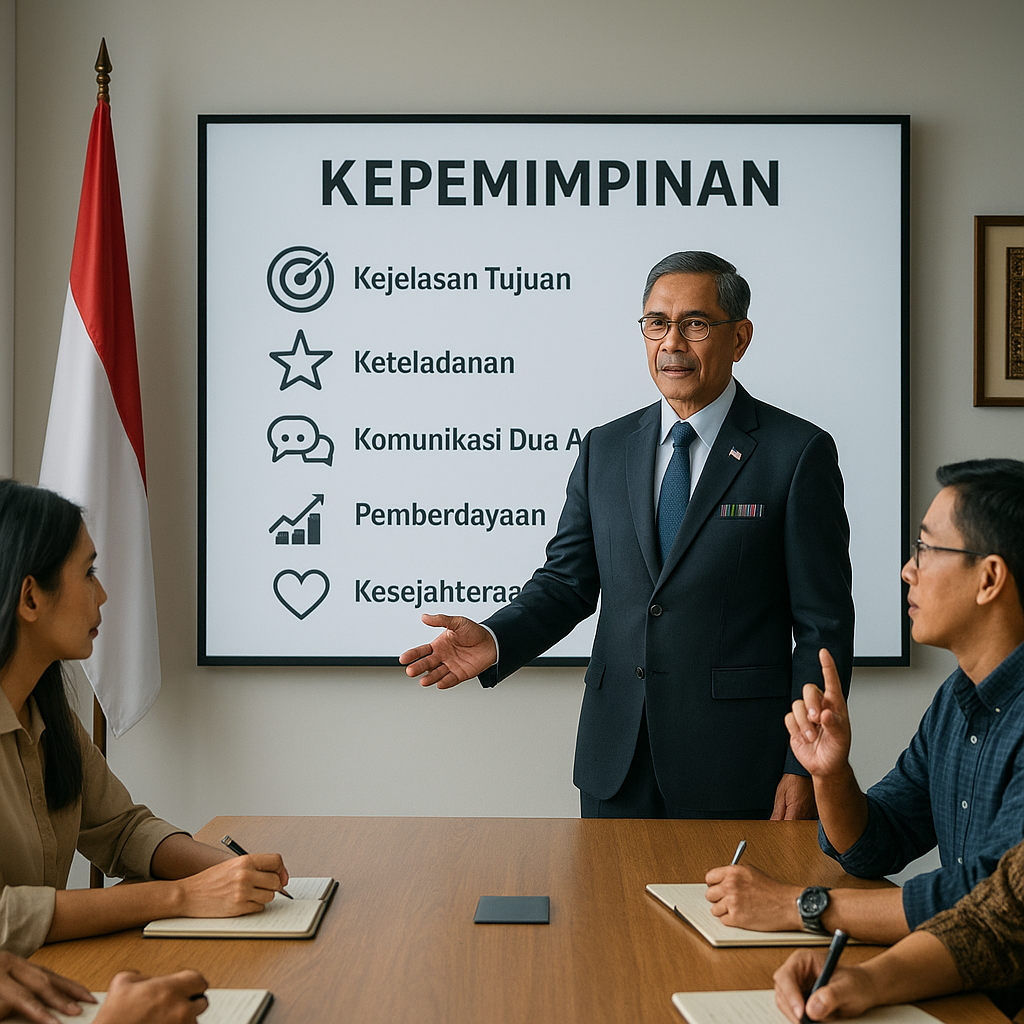 Mantan Kepala Staf TNI AD Bagikan Prinsip Dasar Memimpin Tim yang Solid dan Berkinerja Tinggi