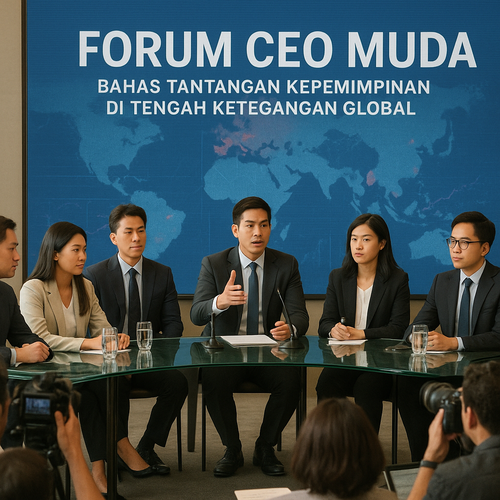 Forum CEO Muda Bahas Tantangan Kepemimpinan di Tengah Ketegangan Global