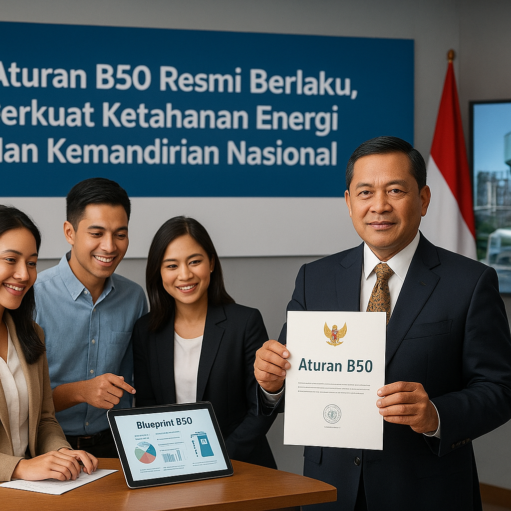 Aturan B50 Resmi Berlaku, Perkuat Ketahanan Energi dan Kemandirian Nasional