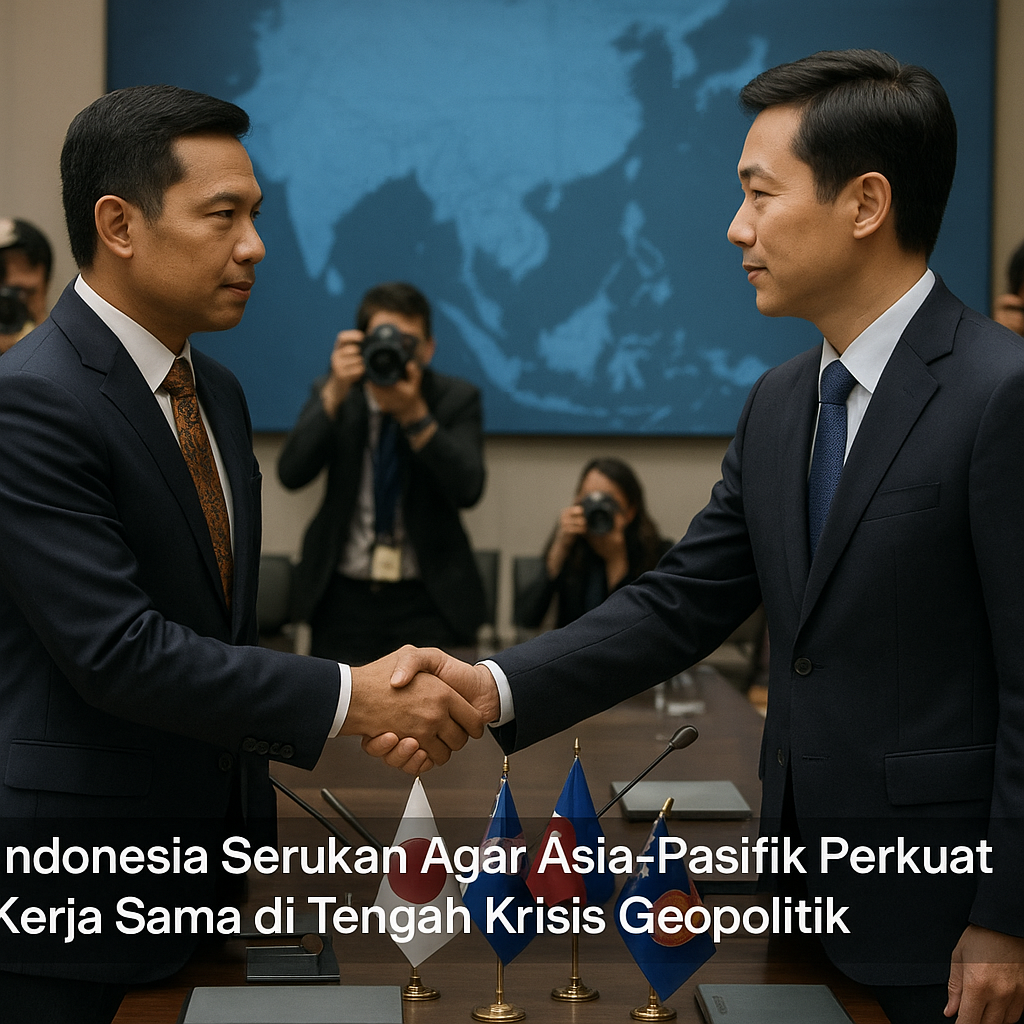 Indonesia Serukan Agar Asia-Pasifik Perkuat Kerja Sama di Tengah Krisis Geopolitik