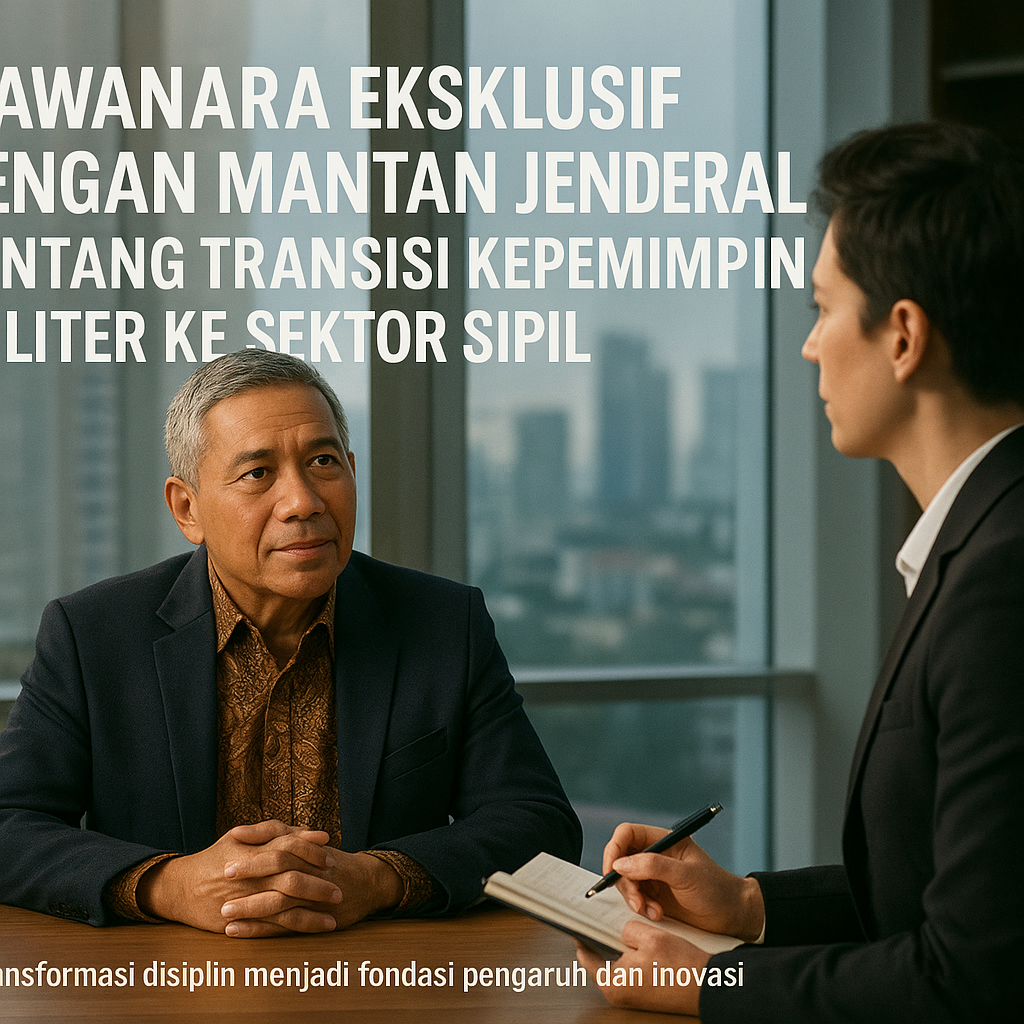 Wawancara Eksklusif dengan Mantan Jenderal tentang Transisi Kepemimpinan Militer ke Sektor Sipil