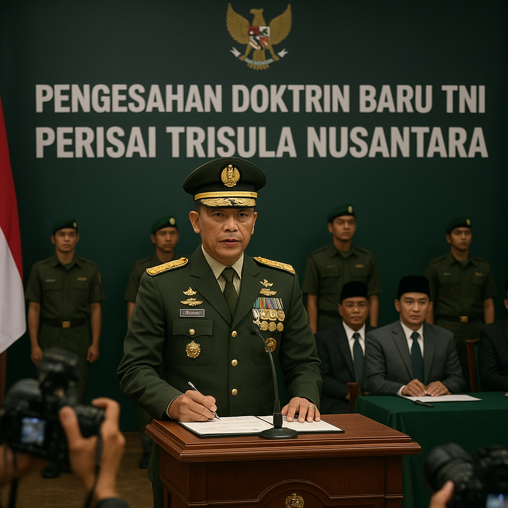 Pangdam Diponegoro Ikuti Pengesahan Doktrin Baru TNI 'Perisai Trisula Nusantara', Jadi Acuan Hadapi Ancaman Modern