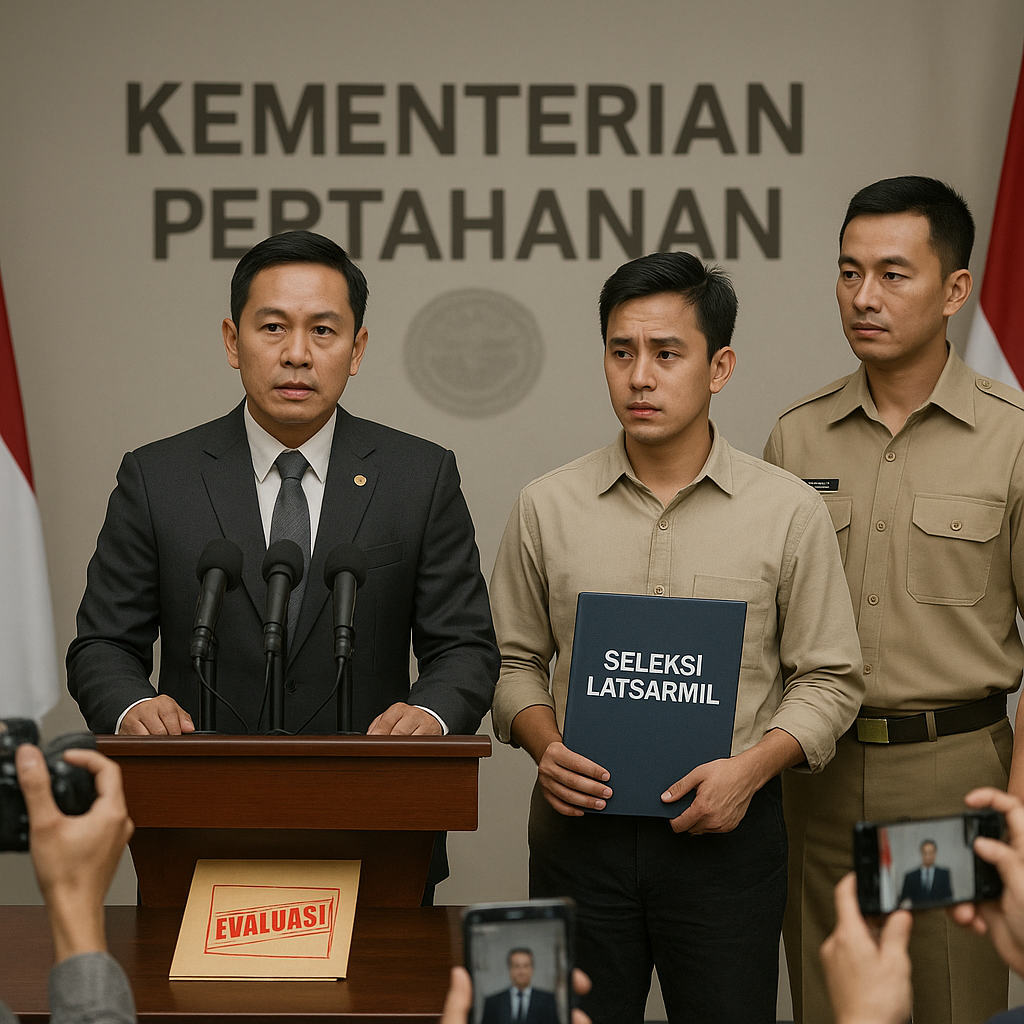 Kemhan Akui Loloskan Calon Manajer Idap Penyakit Bawaan Ikut Latsarmil