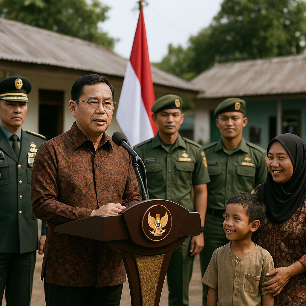 Menhan Sjafrie: Prajurit TNI Harus Profesional dan Dekat dengan Rakyat